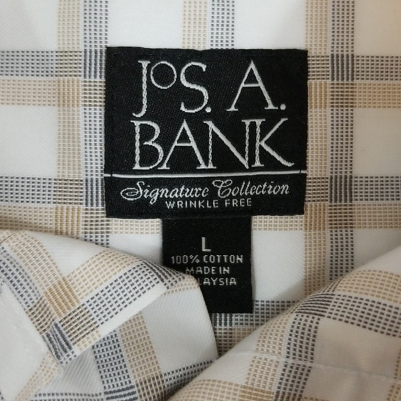 Jos. A. Bank Button Down Shirt (140) - Picture 5 of 7